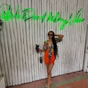 Floral Shirt & Skirt Set